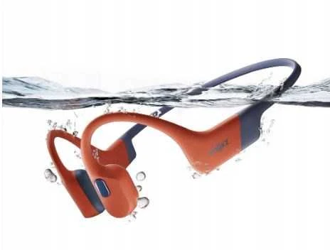 Shokz OpenSwim Pro Raudona belaidės bone conduction ausinės