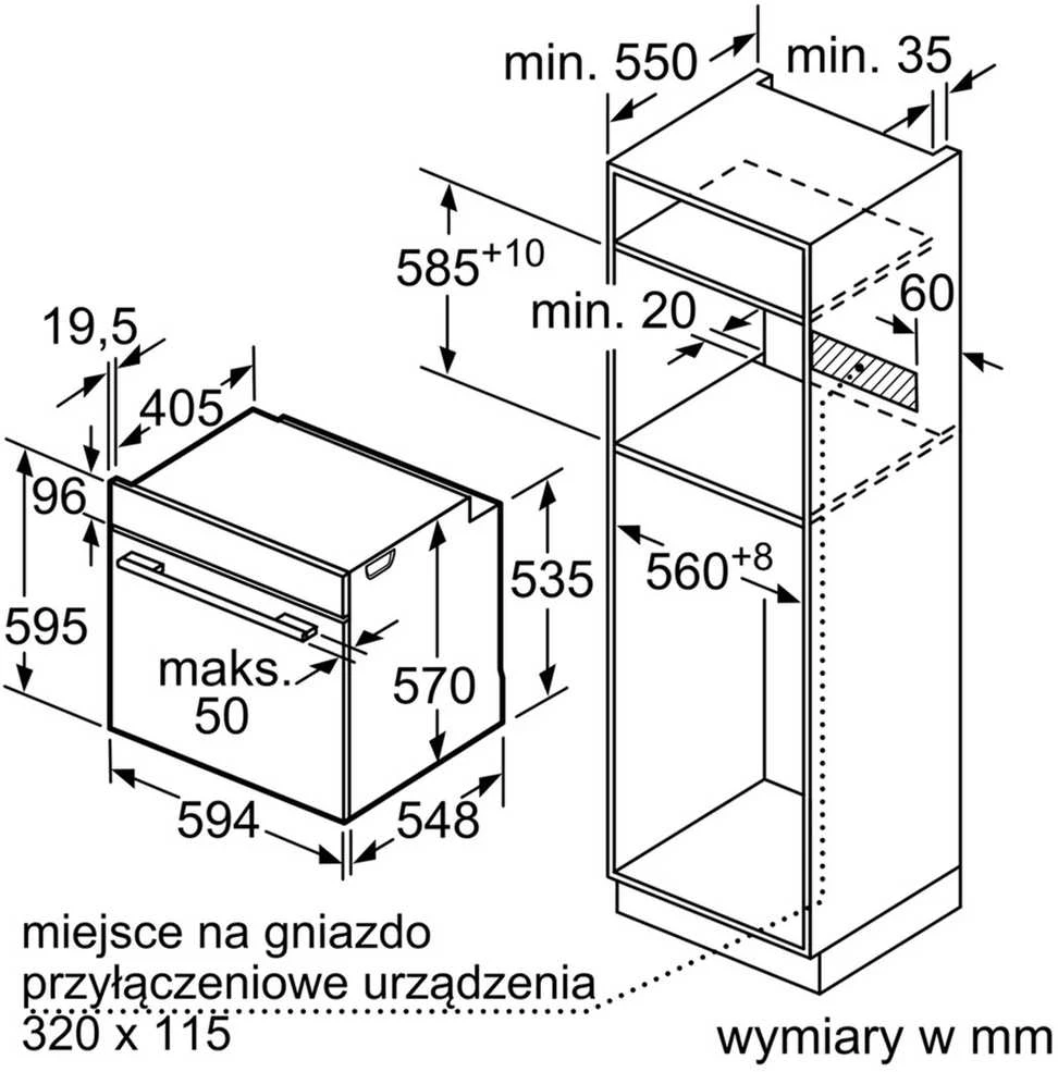 Orkaitė Siemens HR538ABS1