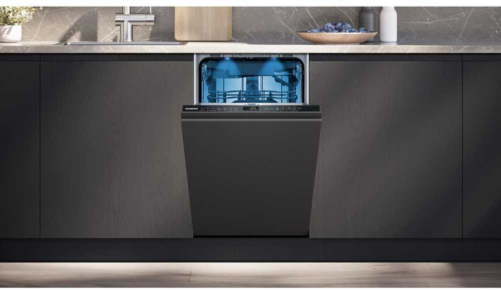Siemens iQ500 SR65EX09ME indaplovė Pilnai įmontuojama 10 vietų komplektų B