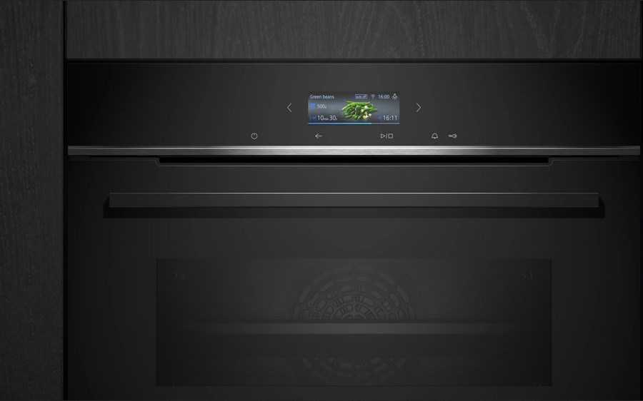 Siemens iQ700 HB734G1B1 orkaitė 71 L 3600 W Juodas