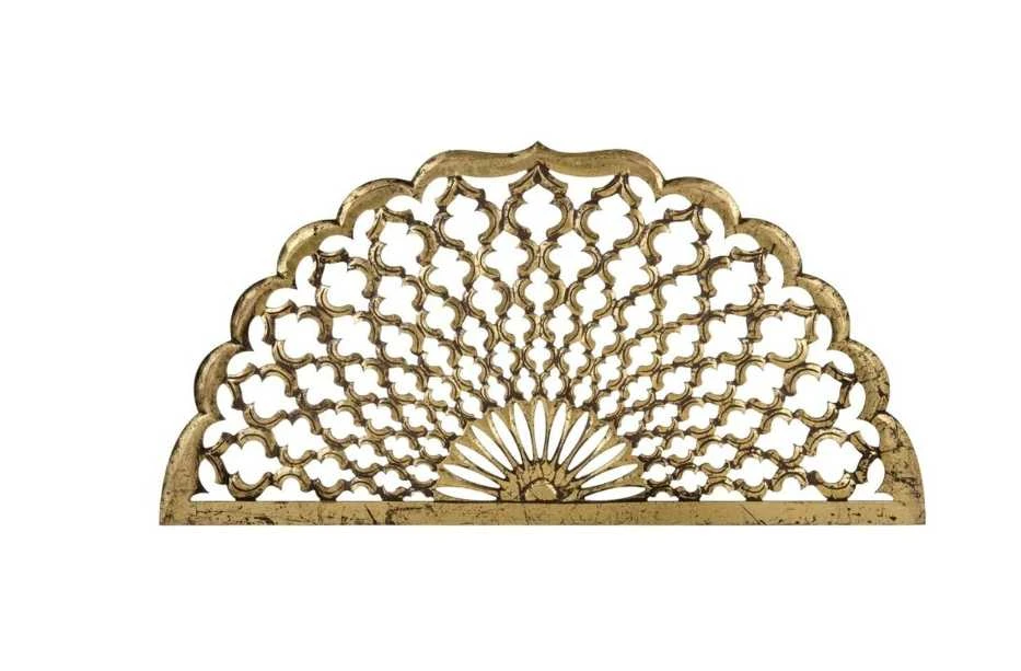 Plakatas Bigbuy Home Sienų dekoras 120 x 1,25 x 60 cm Bronzinis DMF