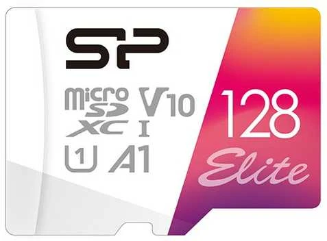 SILIKONIO MAITINIMO KOMPIUTERIS & COMMUNICAT SILICON POWER atminties kortelė Elite Micro SDXC 128GB UHS-I A1 V10