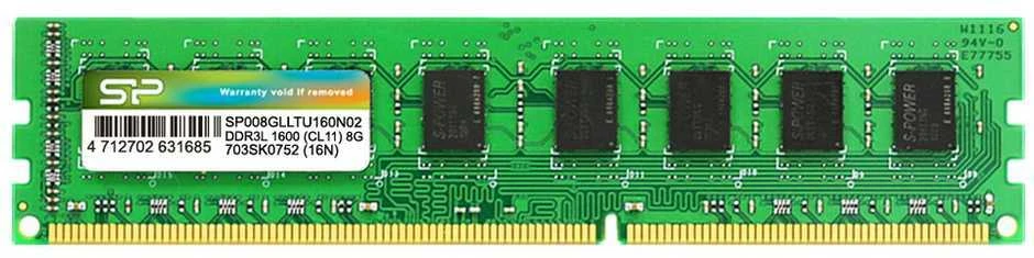 RAM Silicon Power SP008GLLTU160N02 memory module 8 GB 1 x 8 GB DDR3L ...