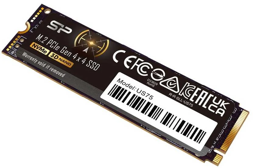 SILICON POWER COMPUTER & COMMUNICAT SILICON POWER SSD US75 4TB M.2 PCIe NVMe Gen4x4 NVMe 1.4 7000/6500MB/s