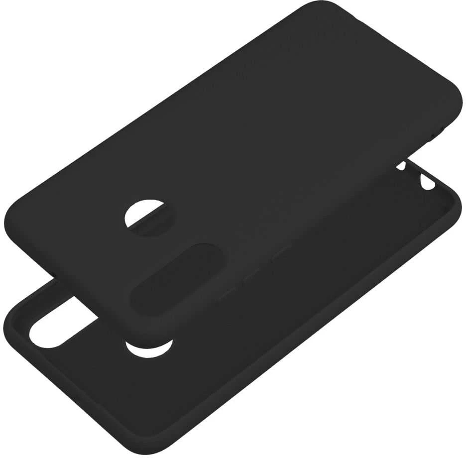 Forcell Huawei P30 Lite silikoninis dėklas, juodas (OEM)