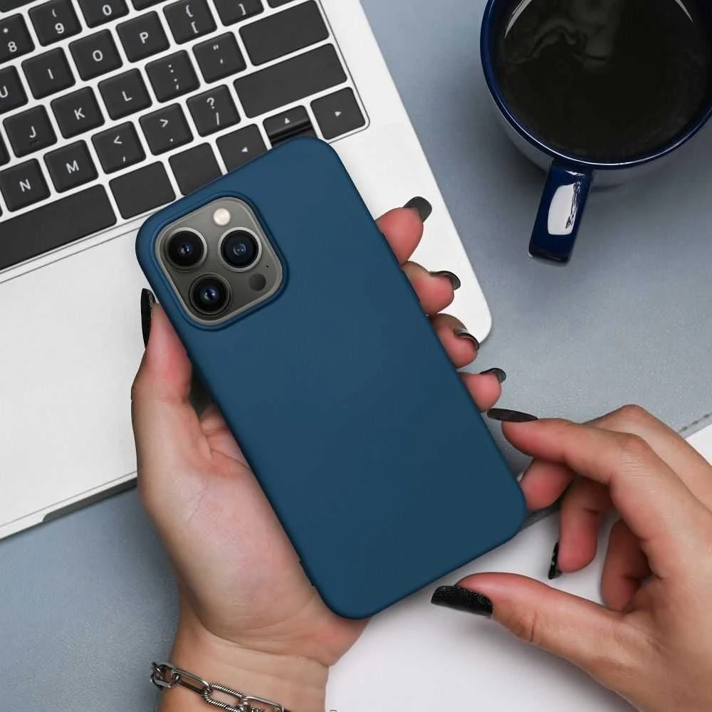 Forcell OEM dėklas, skirtas Huawei P30 Lite silikoniniam dėklui, mėlynas