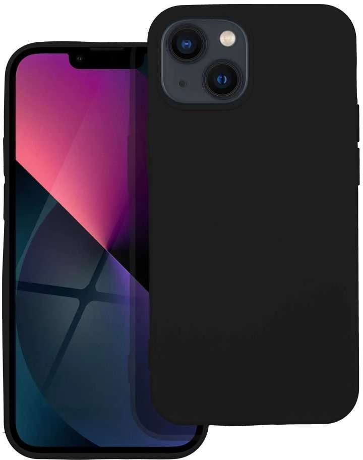 Forcell OEM dėklas, skirtas iPhone 13 MINI, silikoninis, juodas