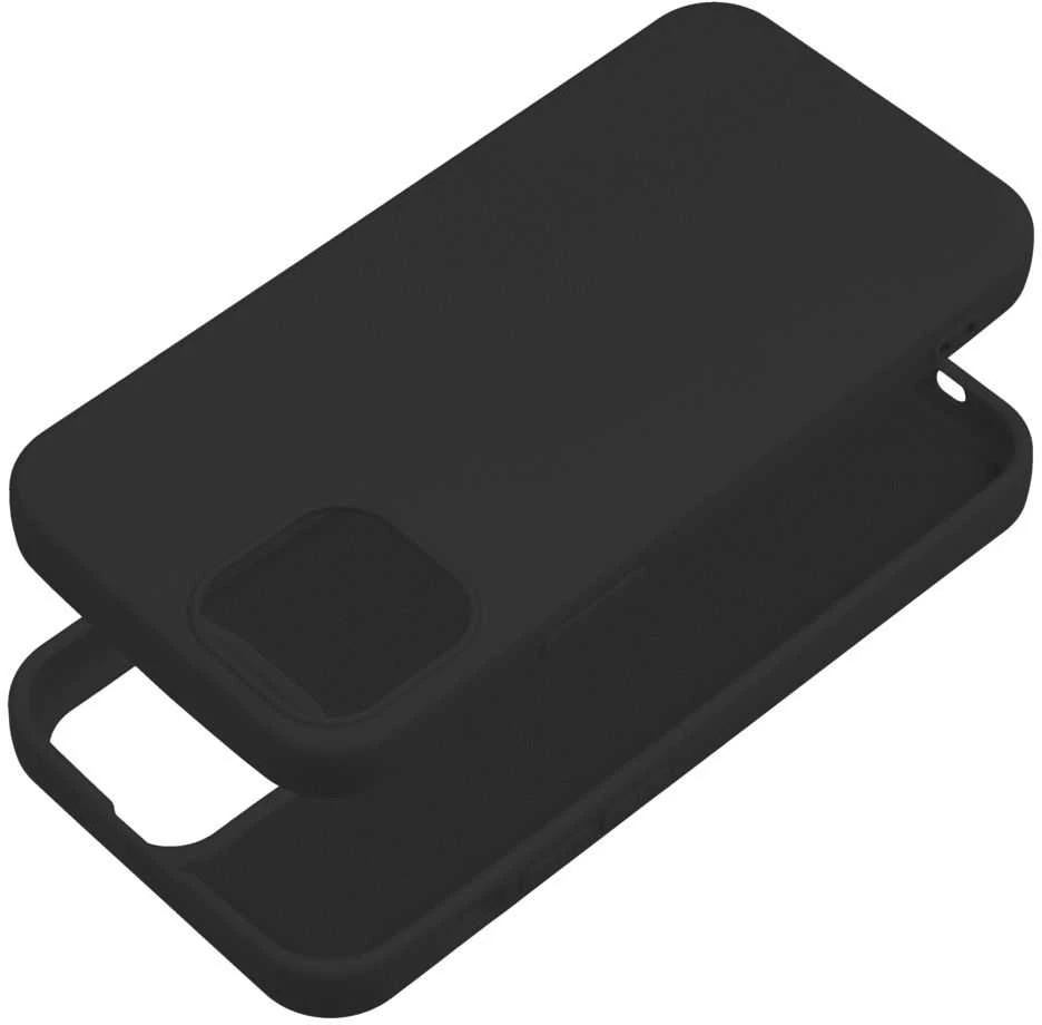 Forcell OEM dėklas, skirtas iPhone 13 MINI, silikoninis, juodas