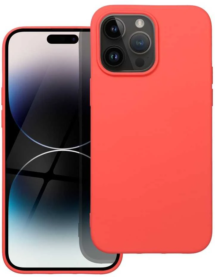 OEM dėklas, skirtas iPhone 14 PRO MAX silikoniniam dėklui, persikų spalvos