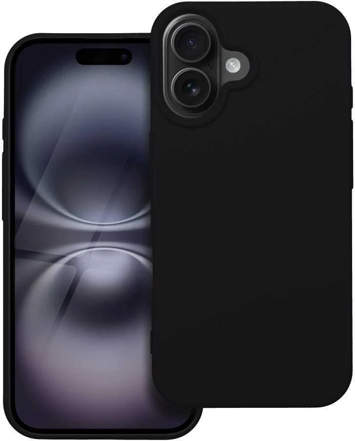 Dėklas Oem Case for iPhone 16 Silicone juodas