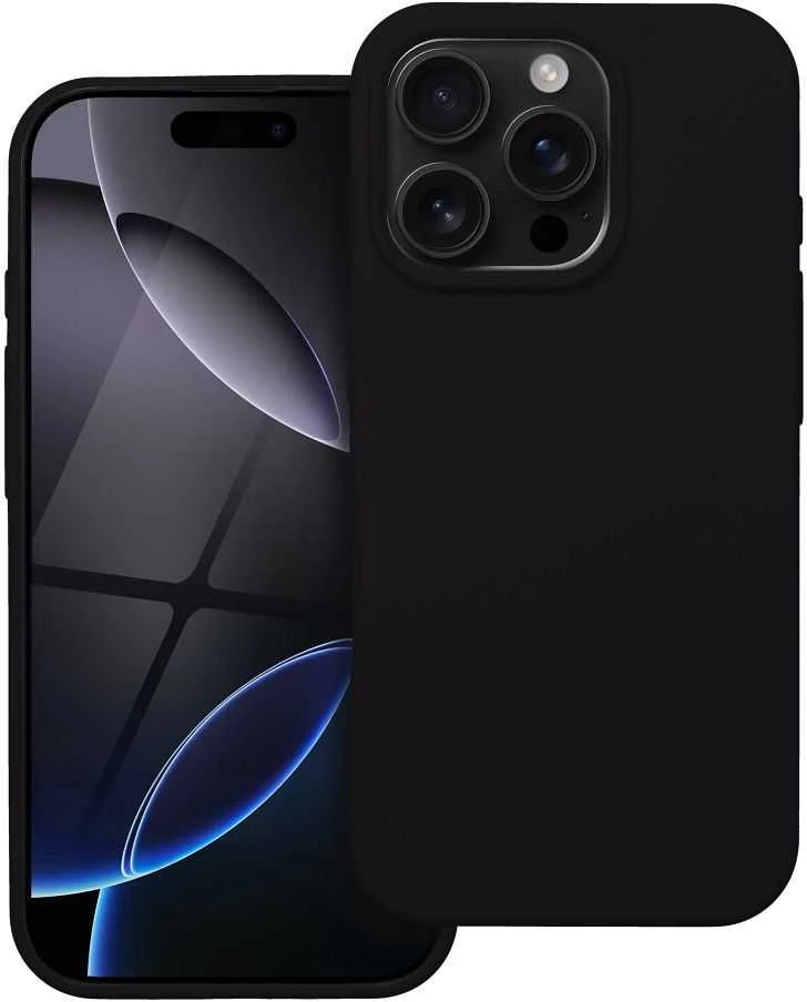 Dėklas Forcell Oem Case for iPhone 16 PRO Silicone juodas