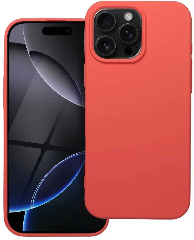 OEM dėklas, skirtas iPhone 16 PRO MAX silikoniniam dėklui, persikų spalvos