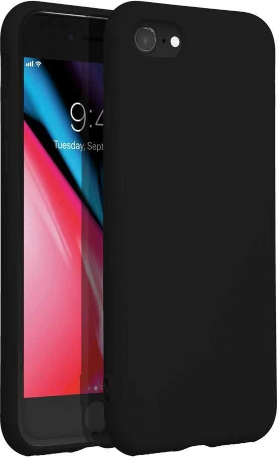 Telefono dėklas Forcell Silicone Lite, skirtas Iphone 7/8, juodas