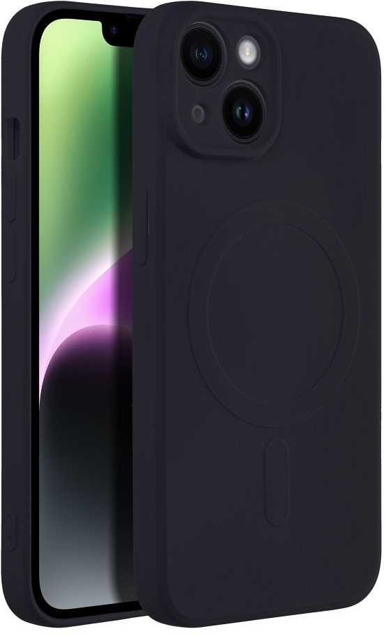 Oem Dėklas Silicone Mag Cover (MagSafe) skirtas iPhone 14 juodas