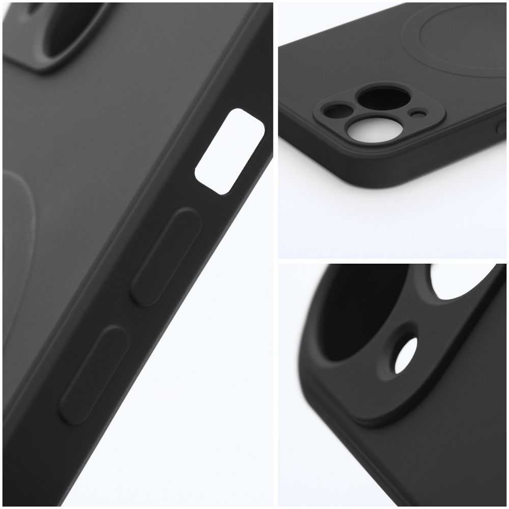 Oem Dėklas Silicone Mag Cover (MagSafe) skirtas iPhone 14 juodas