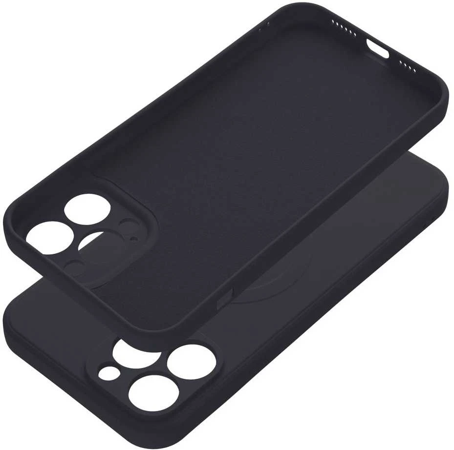 Oem Dėklas Silicone Mag Cover (MagSafe) skirtas iPhone 13 Pro Max juodas