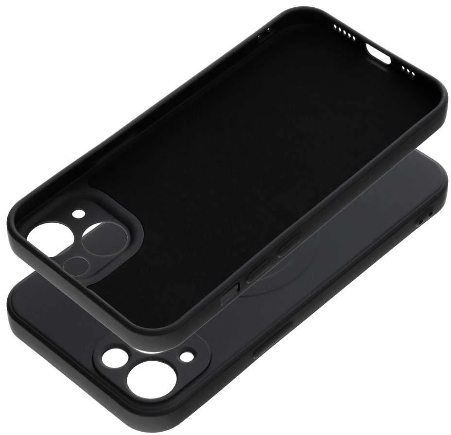 Oem Dėklas Silicone Mag Cover (MagSafe) skirtas iPhone 13 juodas