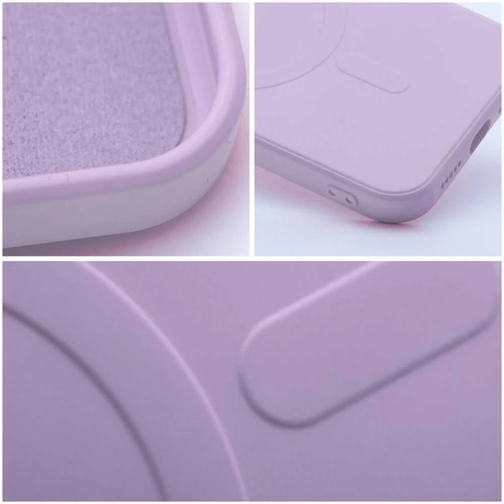 OEM dėklas, skirtas „iPhone 13“ silikoniniam „Mag“ dėklui, suderinamas su „MagSafe“ (apsauga nuo kameros), rožinis