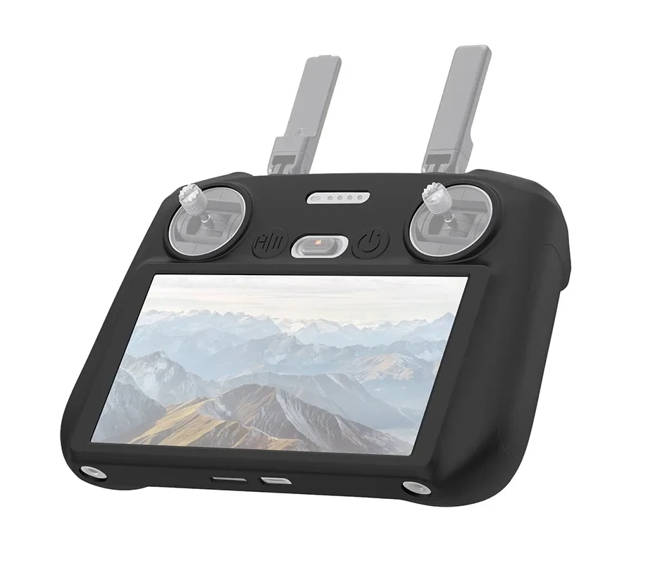Silikoninis apsauginis dėklas PULUZ skirtas DJI RC 2 (juodas)