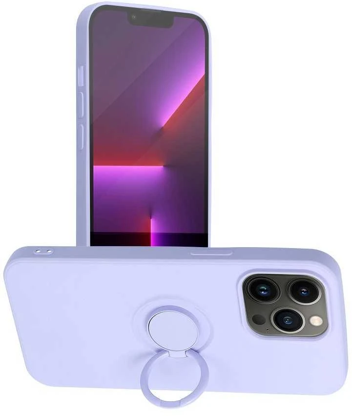 Dėklas telefonui Forcell SILICONE RING - IPHONE 13 PRO