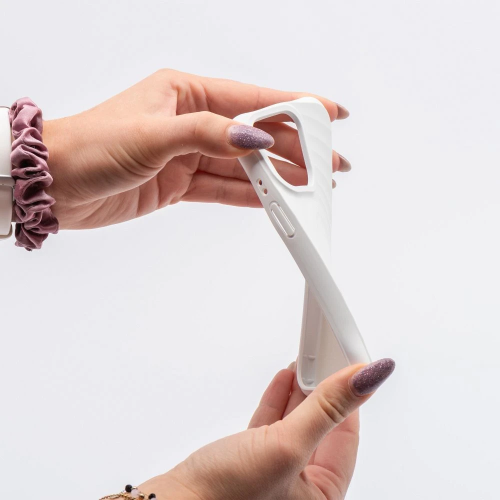 Dėklas Oem Case for iPhone 15 PRO Silicone Zephyr Mag Cover zgodny su MagSafe baltas