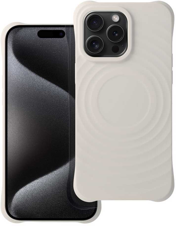 Dėklas Oem Case for iPhone 15 PRO Silicone Zephyr Mag Cover zgodny su MagSafe baltas