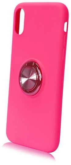Dėklas Siliconering SILICONE RING IPHONE 12 PRO MAX Rožinis