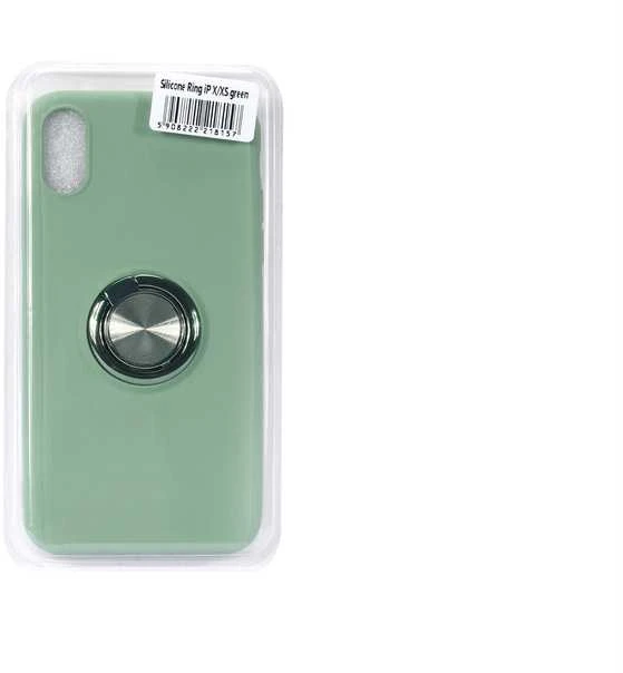 Dėklas Siliconering SILICONE RING IPHONE 12 PRO MAX Žalias