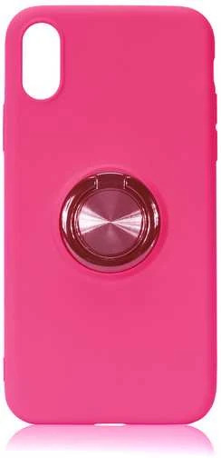 Dėklas Siliconering SILICONE RING IPHONE 12 PRO MAX Rožinis