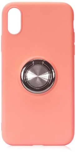 Dėklas Siliconering SILICONE RING IPHONE XR LIGHT Rožinis