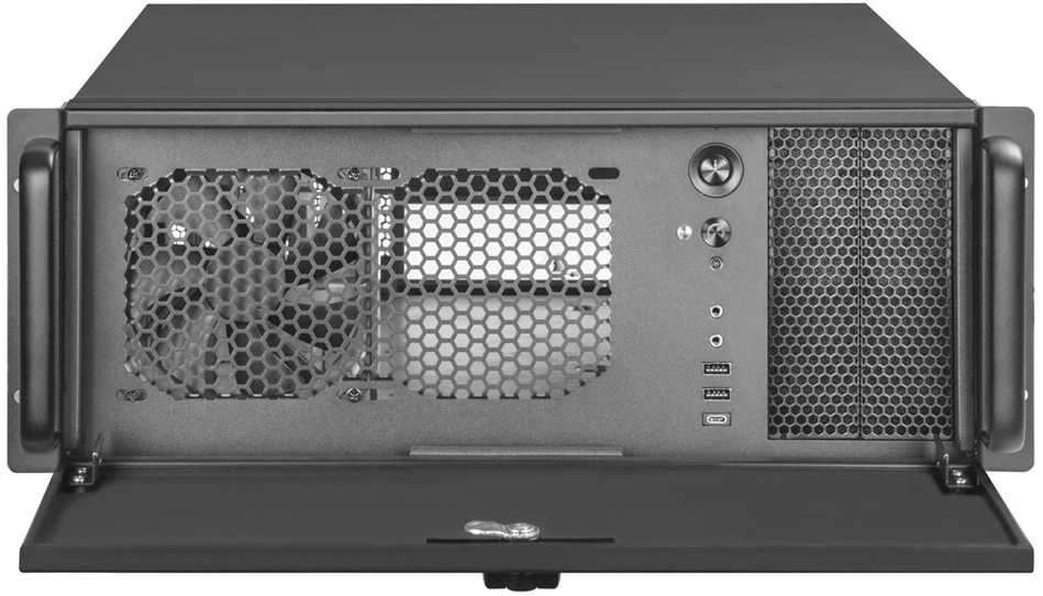 Silverstone RM42-502 Rack Juodas