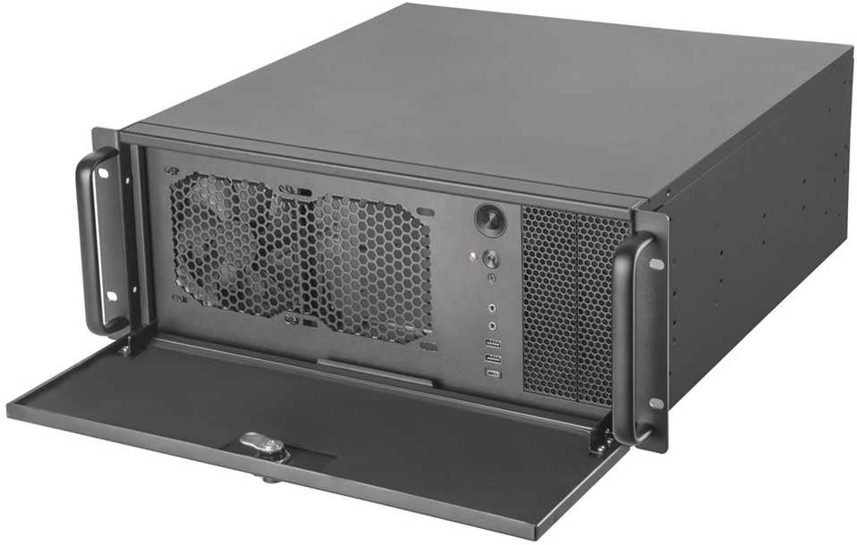 Silverstone RM42-502 Rack Juodas