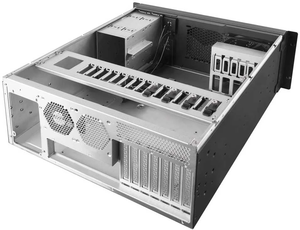 Silverstone RM42-502 Rack Juodas