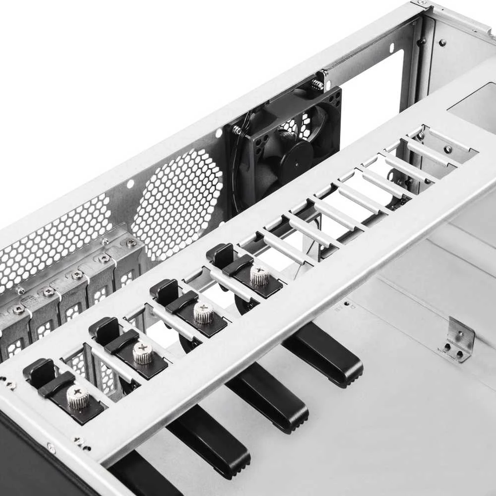 Silverstone RM42-502 Rack Juodas