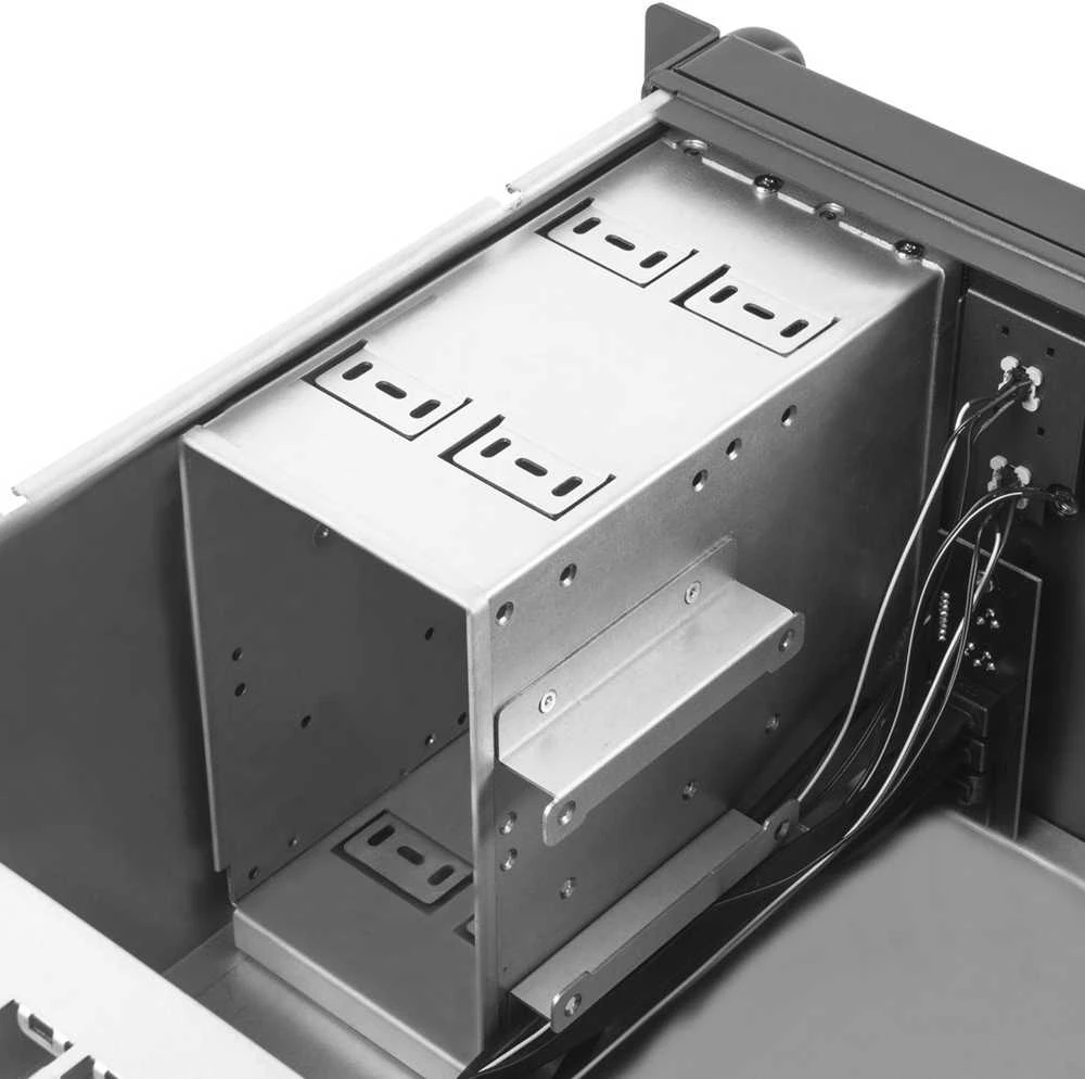 Silverstone RM42-502 Rack Juodas