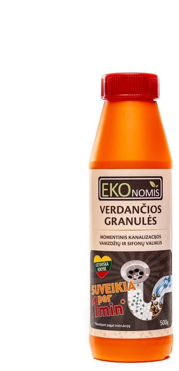 Sifonų ir kanaliza valik Ekonomis VERDANČIOS GRANULĖS®,500g