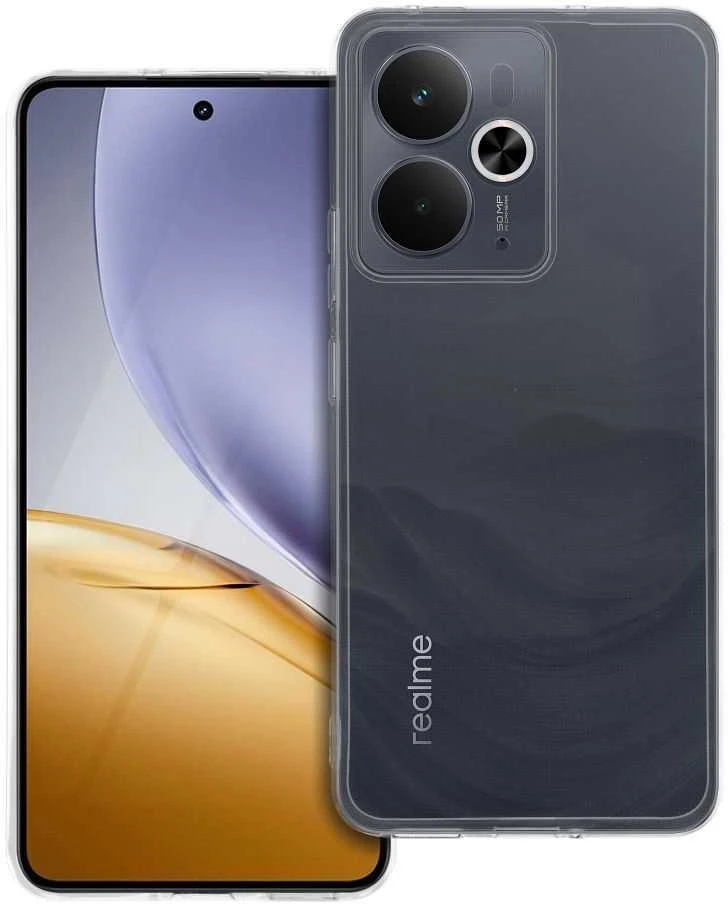Realme 14T skaidrus dėklas 2 mm (apsauga nuo kameros), skaidrus
