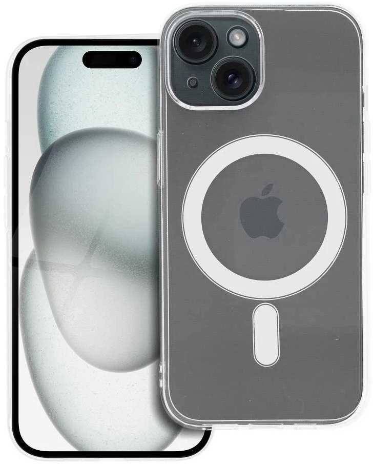 Oem Originalus „iPhone 15“ dėklas, skaidrus, 2 mm „Mag“ dangtelis, suderinamas su „MagSafe“ (fotoaparato apsauga), permatomas