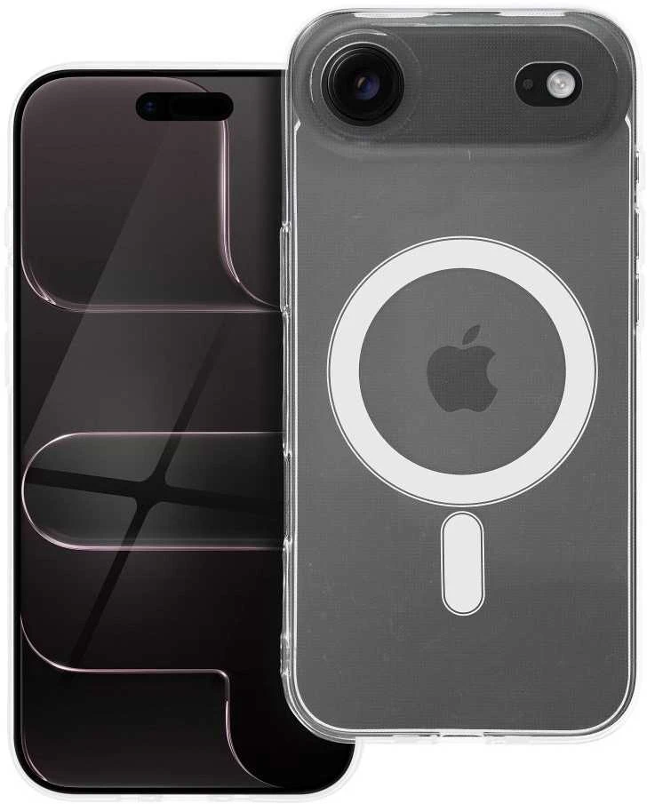 Oem Originalus „iPhone 17 AIR“ dėklas, skaidrus, 2 mm „Mag“ dangtelis, suderinamas su „MagSafe“ (fotoaparato apsauga), permatomas.