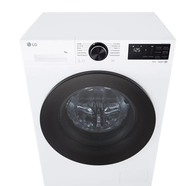Skalbimo mašina LG F2X50S9TLB. 9kg. baltas col.