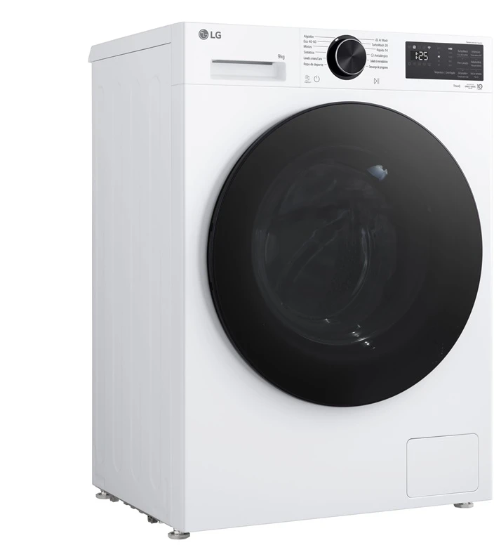 Skalbimo mašina LG F2X50S9TLB. 9kg. baltas col.
