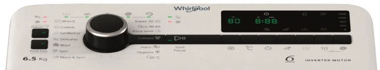 Skalbimo mašina Whirlpool TDLRB65261BSEU/N