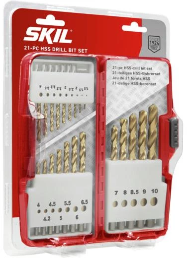 Grąžtas Metalo grąžtų komplektas SKIL 21 vnt.