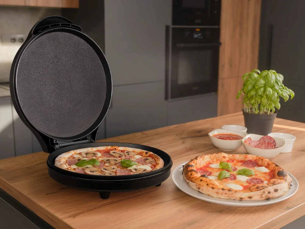Skrudintuvas ELDOM ST1000 PIZZA MACHINE 1450W Juodas
