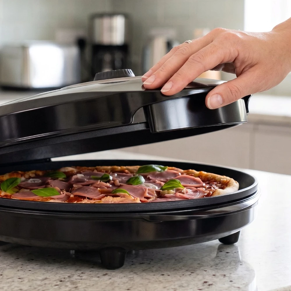Skrudintuvas ELDOM ST1000 PIZZA MACHINE 1450W Juodas