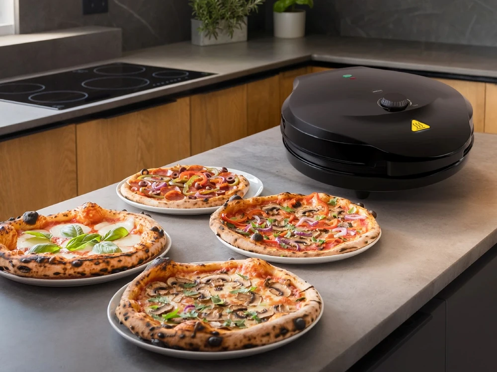 Skrudintuvas ELDOM ST1000 PIZZA MACHINE 1450W Juodas