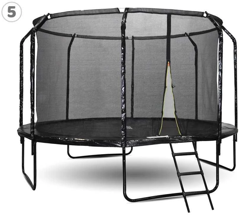 "SkyFlyer" sodo batutas + 12FT 366cm kopėčios