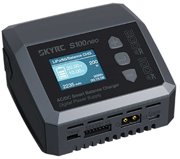 „SkyRC S100neo“ išmanusis AC/DC įkroviklis