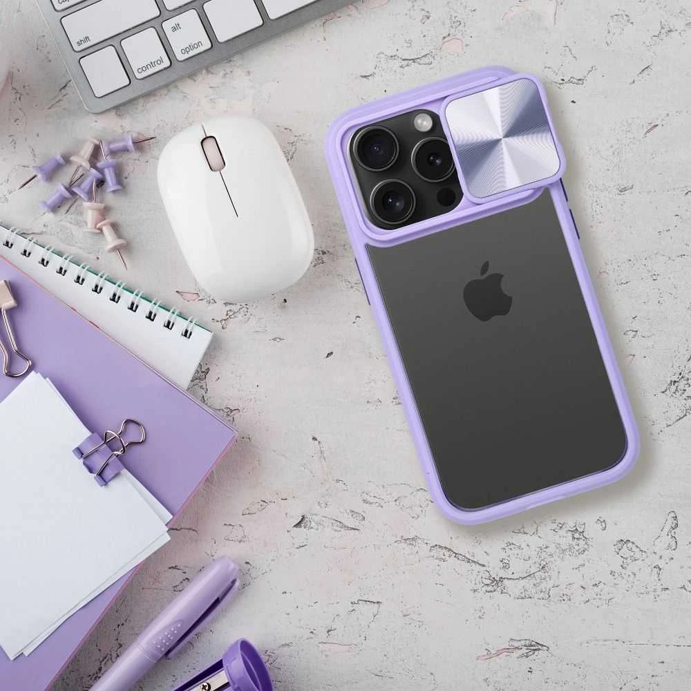 Dėklas Oem Case for iPhone XR Slider violetinė