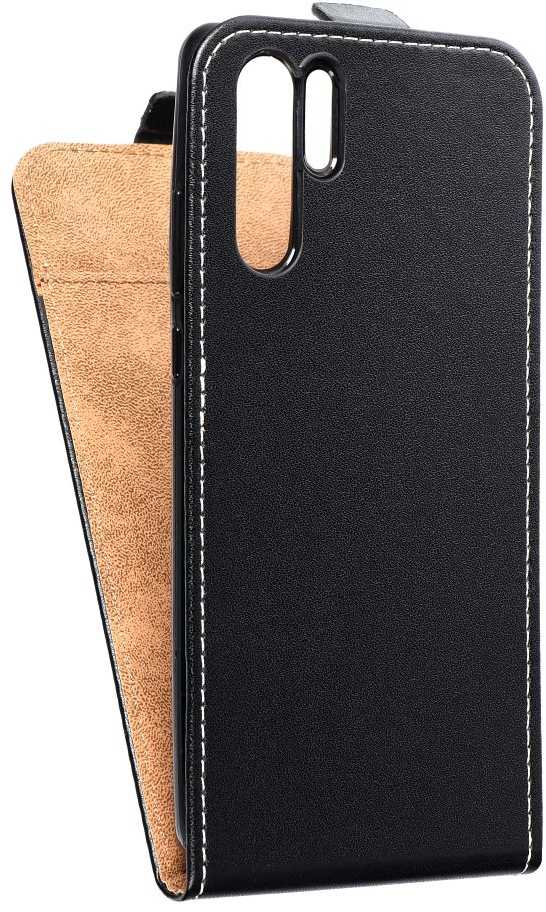 Dėklas Oem Vertical flip case for Huawei P30 PRO Slim Flexi Fresh juoda